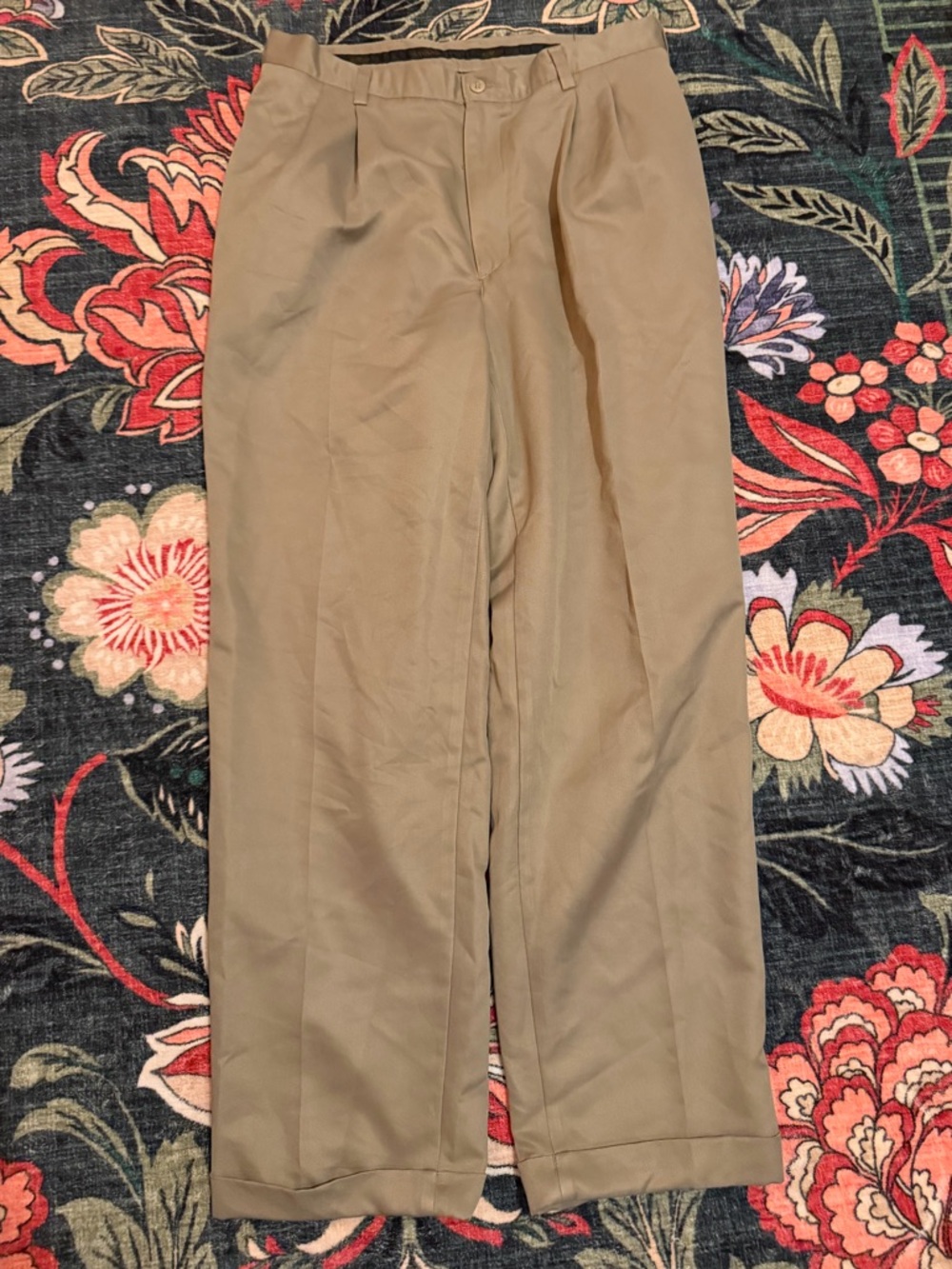 👔 Savane Khaki Dress Pants 36x32 Classic Fit Business Casual